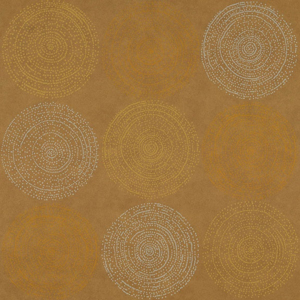 Remnant of Arc-Com Cosmos Goldenrod Upholstery Vinyl