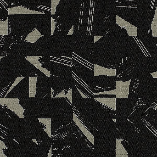 HBF Cutout Mars Black Sunbrella Upholstery Fabric