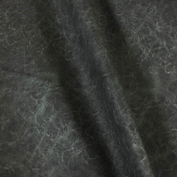 Detroit Graphite Marbled Faux Suede Grey Upholstery Fabric