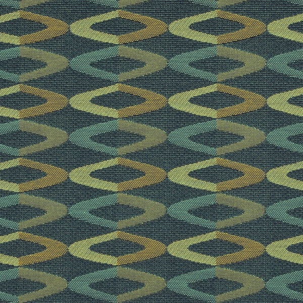 Maharam Fabrics Upholstery Fabric Rounded Diamonds Divide Forest