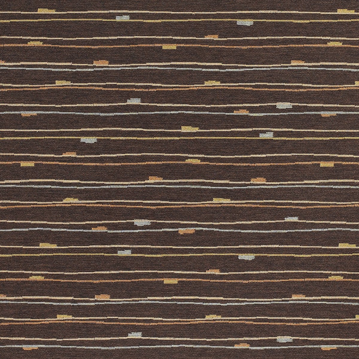 Momentum Textiles Camber Java Durable Brown Stripe Upholstery Fabric