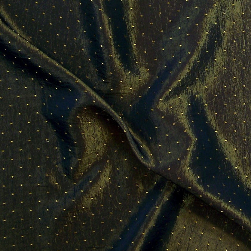 Drapery Fabric Small Embroidered Polka-Dot Apollo Lava Toto Fabrics