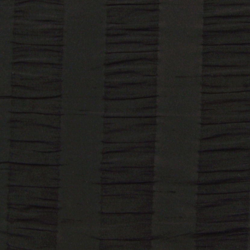Drapery Fabric Seersucker Stripe Silk Taffeta Brent Black Toto Fabrics