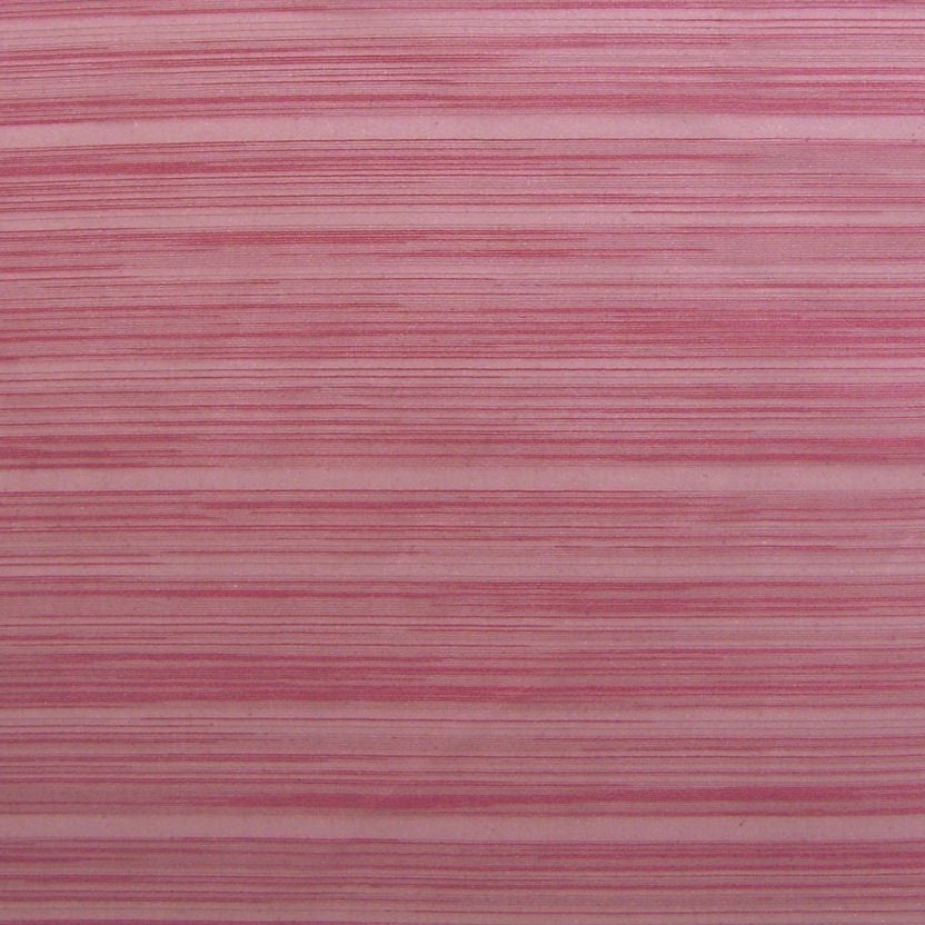 Drapery Fabric Strie Sheer Voile Brilliance Raspberry Toto Fabrics