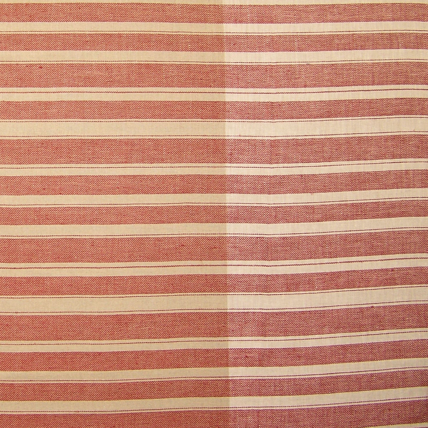 Drapery Fabric Red Awning Stripe Cabana Peppermint Toto Fabrics