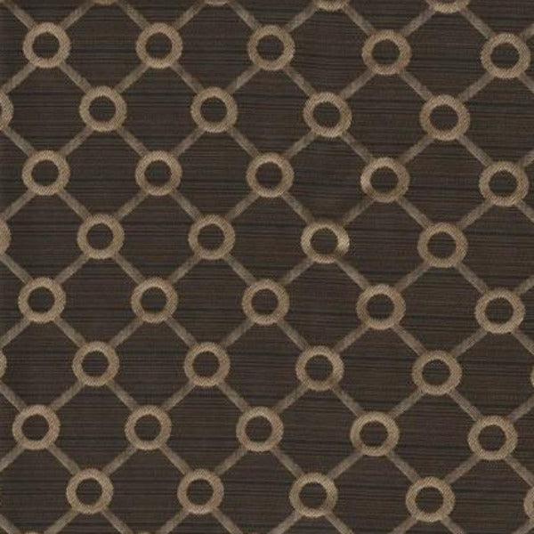 Drapery Fabric Taffeta Chainlink Pattern Capra Java Toto Fabrics