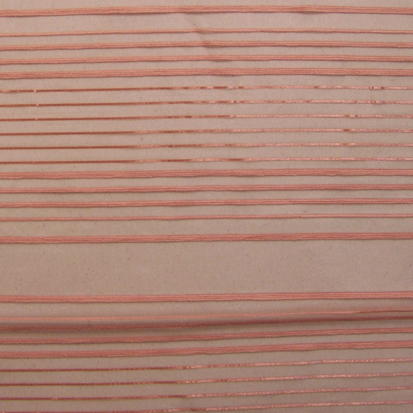 Drapery Fabric Peach Balanced Stripe Celeste Bois De Rose Toto Fabrics