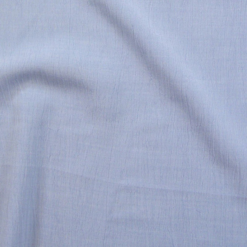 Drapery Fabric Soft Crinkled Texture Crepe Light Blue Toto Fabrics