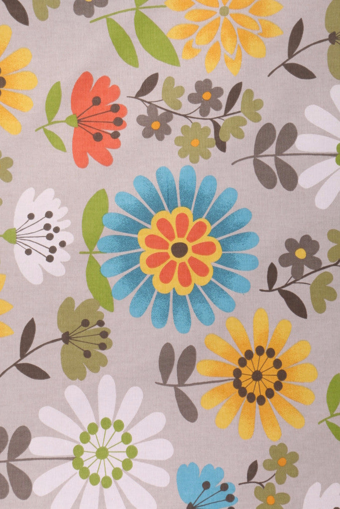 Drapery Fabric Vibrant Floral Dorla Clay Toto Fabrics