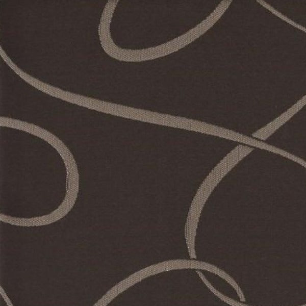 Drapery Fabric Neutral Botanical Design Erin  Espresso Toto Fabrics