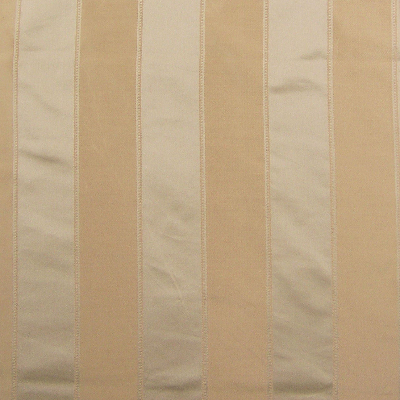 Drapery Fabric Satin Awning Stripe Figaro Buff Toto Fabrics