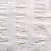 Drapery Fabric Silk Seersucker Stripe Gama White Dye Lot 2 Toto Fabrics