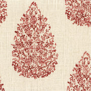 Drapery Fabric Designer Floral Cone Toile Kedra Madder Toto Fabrics