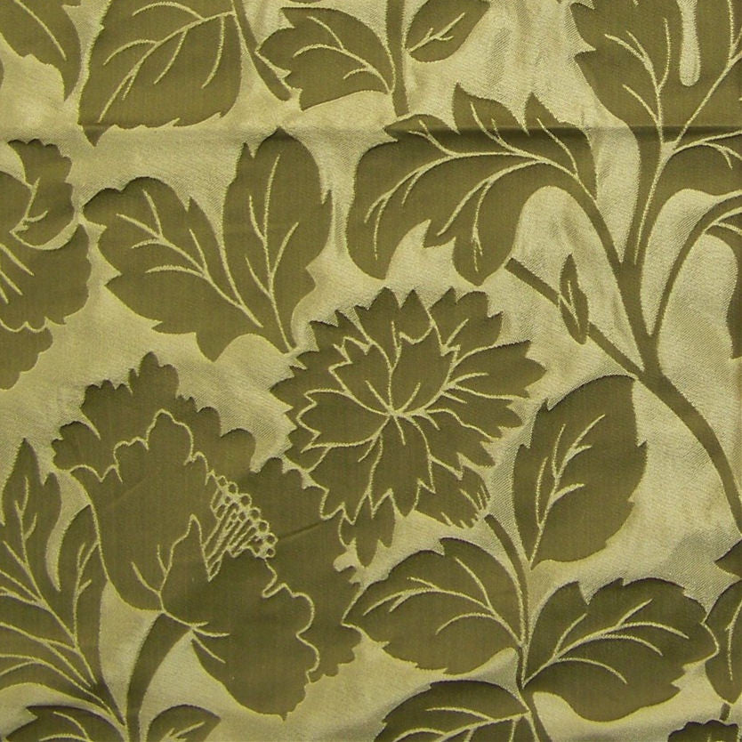 Drapery Fabric Lustrous Floral Luxor Bamboo Toto Fabrics
