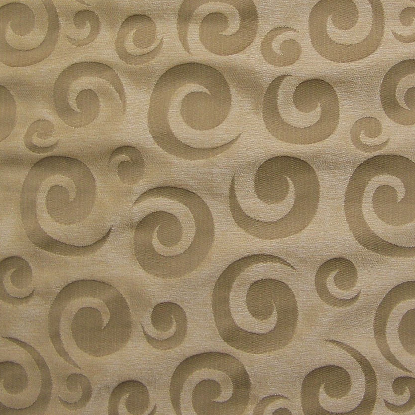 Drapery Fabric Lustrous Spiral Maya Mocha Toto Fabrics