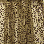 Drapery Fabric Leopard Lace Netting Meow Chocolate Toto Fabrics