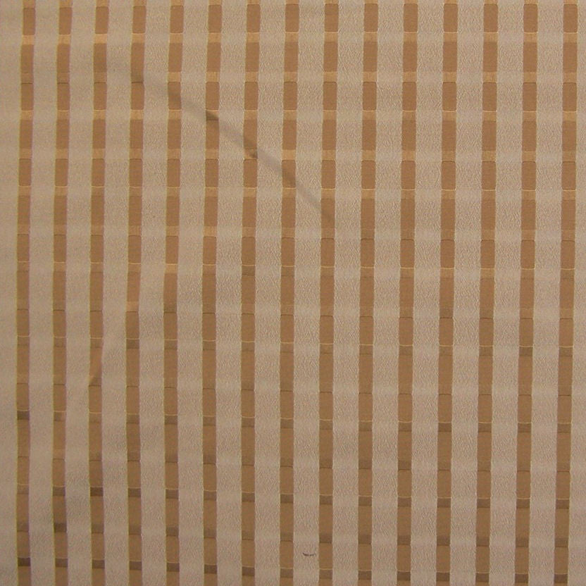Drapery Fabric Tan Candy Stripe  Milazzo Latte Toto Fabrics