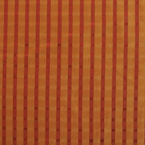 Drapery Fabric Orange Candy Stripe  Milazzo Spice Toto Fabrics