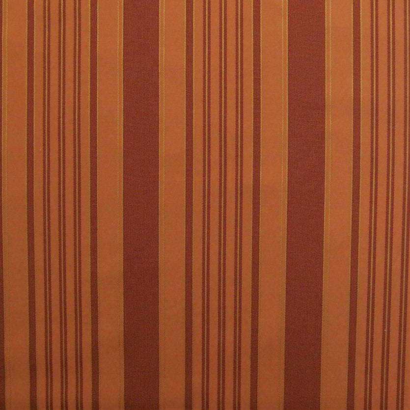 Drapery Fabric Multi Stripe Naples Terracotta Toto Fabrics