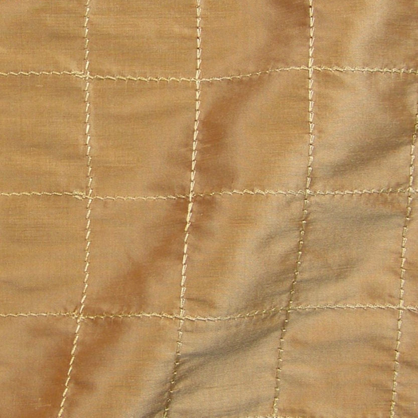 Drapery Fabric Embroidered Silk Taffeta Panes Carmel Toto Fabrics