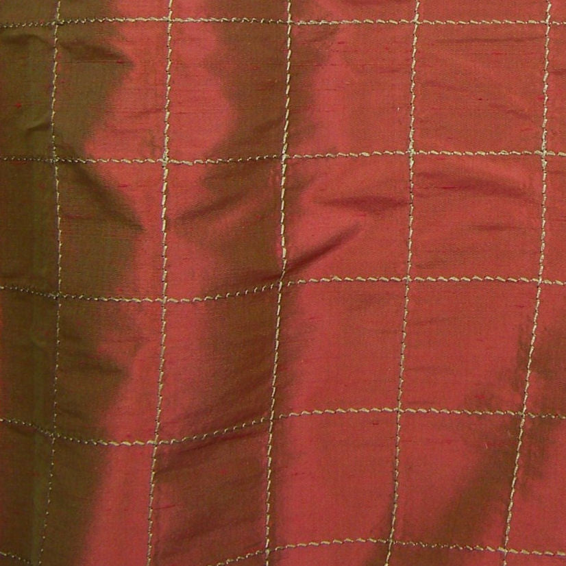 Drapery Fabric Embroidered Silk Taffeta Panes Spice Toto Fabrics