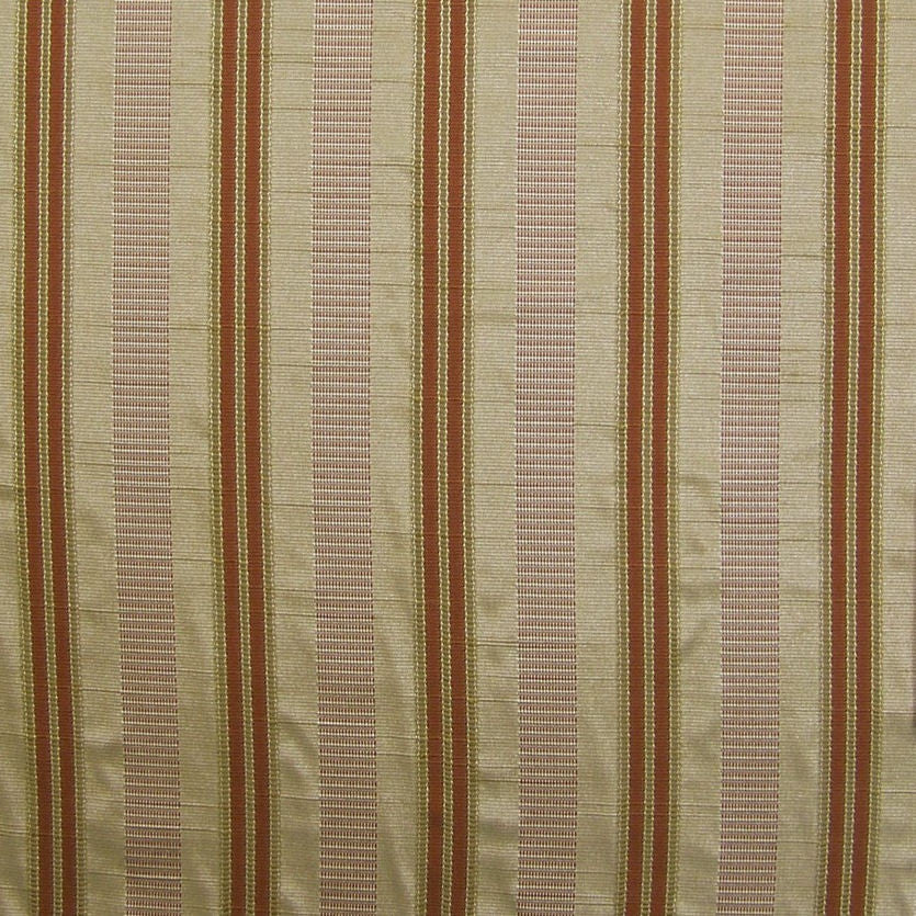 Drapery Fabric Casement Stripe Seville Russet Toto Fabrics