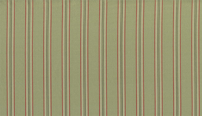 Silk Taffeta Sage Smooth Balanced Striped Home Decor Fabric
