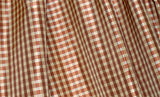 Drapery Fabric Warm Gingham Plaid Silk Taffeta Wisdom