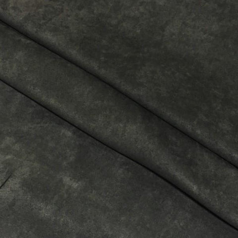 Drapery Fabric Solid Faux Suede Slam Dunk Charcoal Toto Fabrics