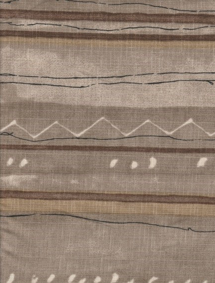 Drapery Fabric Irregular Striped Sudbury Sable Toto Fabrics