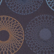 Mayer Ecosphere Cobalt Large Scale Spirograph Blue Upholstery Fabric