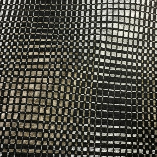 Swavelle Mill Creek Edgy Black Chenille Black Upholstery Fabric