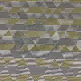 CF Stinson Euclid Yarrow Geometric Gold Upholstery Fabric