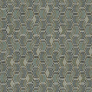 Fabric Remnant of Facet Mist Upholstery Fabric