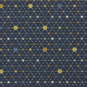 Arc-Com Galaxy Rainstorm Blue Upholstery Fabric