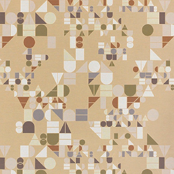 Momentum Geo Nomad Geometric Beige Upholstery Fabric