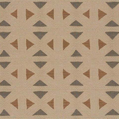 Arc-Com Fabrics Upholstery Fabric Remnant Geostitch Sand