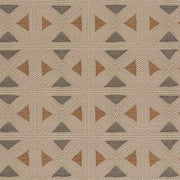 Arc-Com Fabrics Upholstery Fabric Remnant Geostitch Stone
