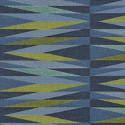 Grade Fest Colorful Diamond Geometric Blue Upholstery Fabric
