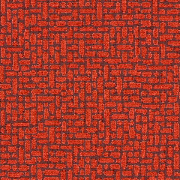 Arc-Com Fabrics Upholstery Fabric Remnant Great Wall Blood Orange