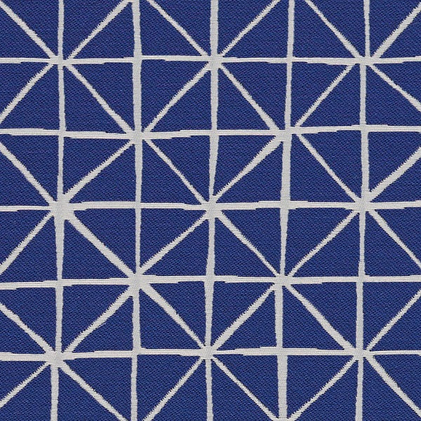 Arc-Com Fabrics Upholstery Fabric Remnant Grid Blueberry Upholstery Fabric