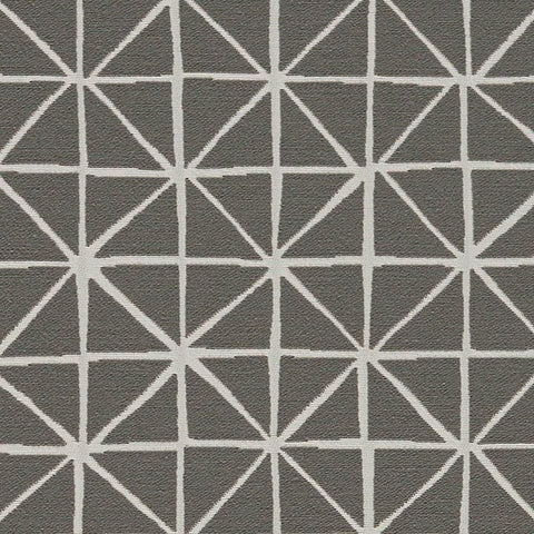 Arc-Com Fabrics Upholstery Fabric Remnant Grid Smoke