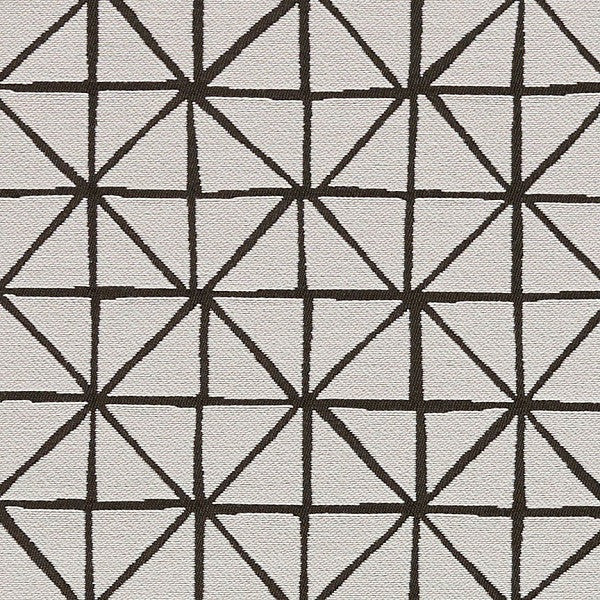 Remnant of Arc-Com Grid Snow White Upholstery Fabric