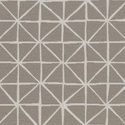 Arc-Com Grid Stone Gray Upholstery Fabric