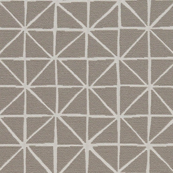 Arc-Com Grid Stone Gray Upholstery Fabric