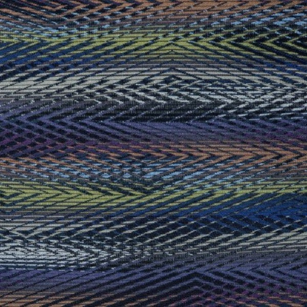Anzea Haywire Space Time Weaved Black Upholstery Fabric