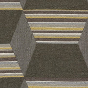 Designtex Hexstripe Dark Taupe Upholstery Fabric 3756-101