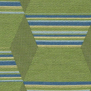 Designtex Hexstripe Green Upholstery Fabric 3756-501