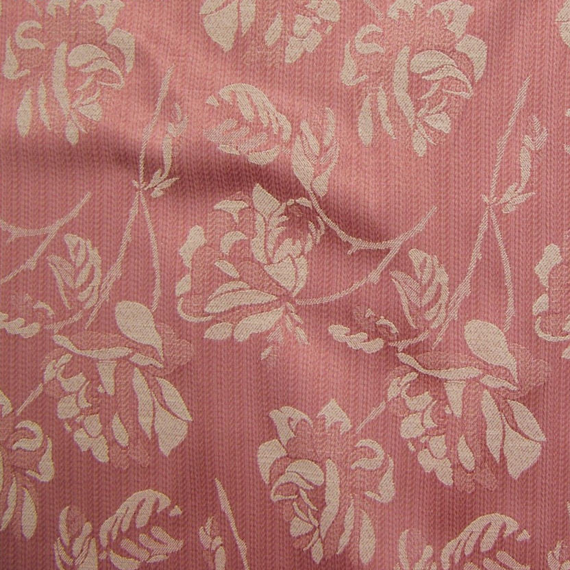 Home Decor Fabric Floral Damask Weave Calverton Dusty Rose Toto Fabrics