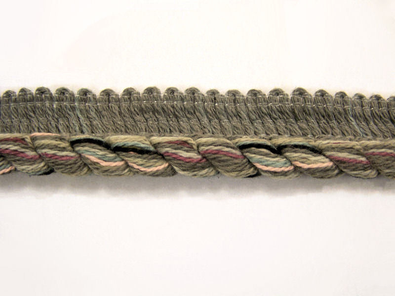 Fiber Foliage 3/8 Inch Multicolor Cord Green Home Decor Trim